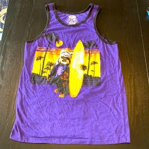 Men’s Star Wars Tank, Purple, Size Small.